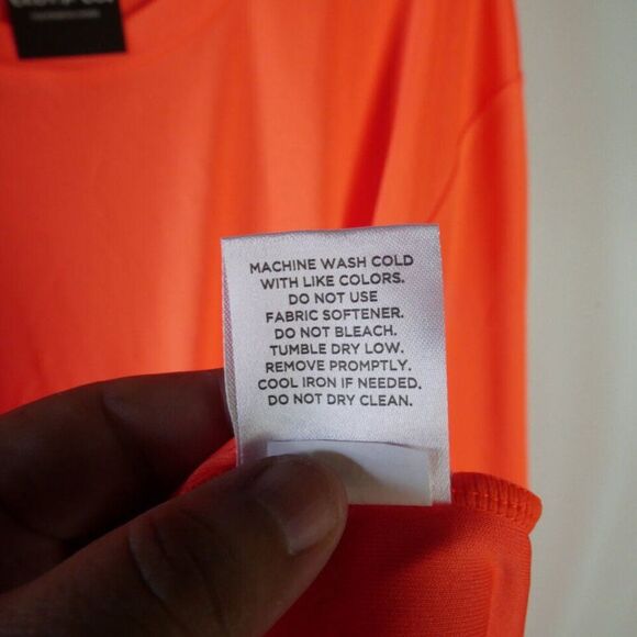 Clothe Co. Men's Size 3XLT T-Shirt Orange Neon BIG & TALL New - Picture 7 of 13